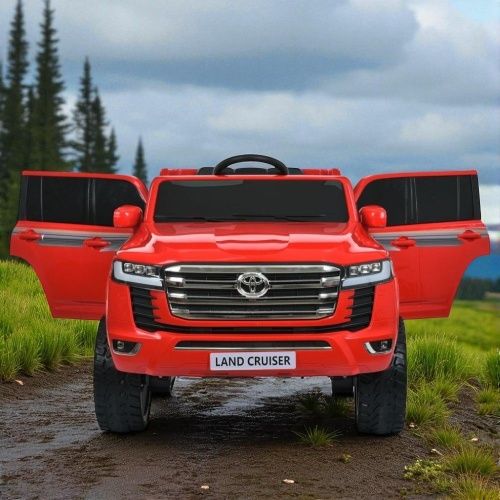 Детский электромобиль джип M 6146 EBLR-3  TOYOTA красный фото 5