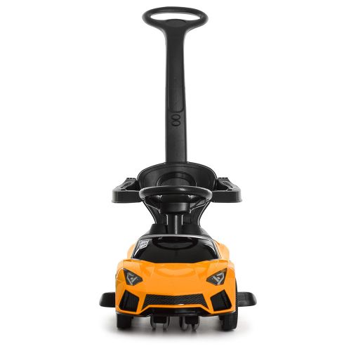 Картинка товара Детская машина каталка-толокар Bambi M 4070-6: родительская ручка - ЖЕЛТАЯ на Raspashonka.ua фото 6