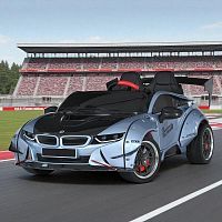 Детский электромобиль M 5820 EBLRS-12(24V) BMW голубой 