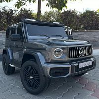 Детский электромобиль джип M 5880 EBLRS-11 MERCEDES серый металлик