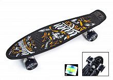 Фото анонса penny board, independent, светящиеся колеса, чёрный (61858660) от интернет магазина Raspashonka.ua