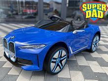 Детский электромобиль JE1009 EBLR-4(4WD) BMW синий 