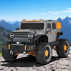 Детский электромобиль джип M 5831 EBLR-11 BAMBI RACER: 180W, 15 км/ч, 12V 12А - СЕРЫЙ