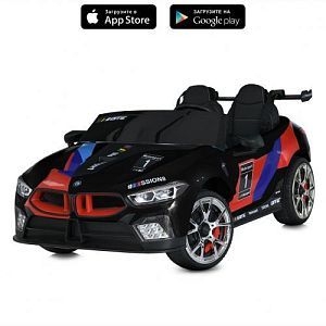 Детский электромобиль M 5849 EBLRS-2(24V) BMW: 2х60W, 24V 7A, EVA, кожа - ЧЕРНЫЙ