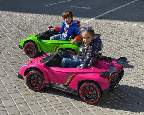 Детский электромобиль M 4298 EBLR-8 LAMBORGHINI розовый  фото 4