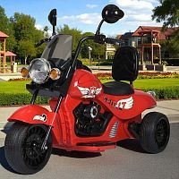 Фото анонса детский мотоцикл m 5739 el-3, bambi racer: 12v 7-9a, 70w, 7км/ч, eva, кожа - красный от интернет магазина Raspashonka.ua