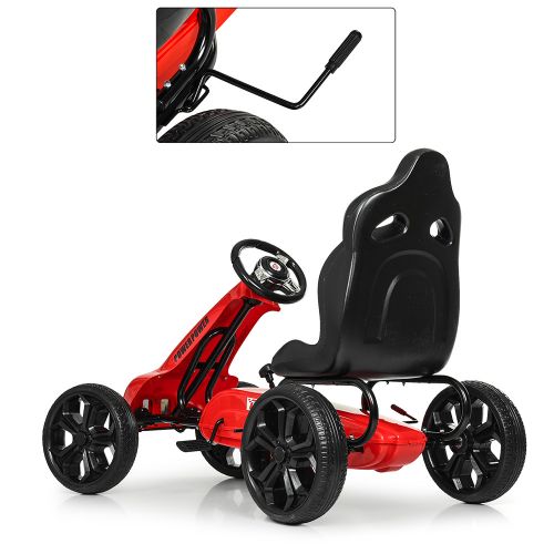 Детский педальный картинг BAMBI M 5393E-3: КРАСНЫЙ фото 5