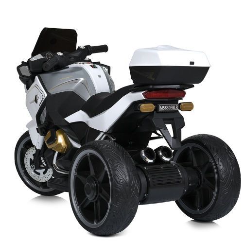 Картинка товара Детский мотоцикл M 5830 EBLR-1, Bambi Racer: пульт 2.4G, 12V 12A, 90W, EVA, кожа - БЕЛЫЙ на Raspashonka.ua фото 10
