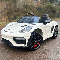 Детский электромобиль PORSCHE SPYDER RS, M 6055 EBLR-1 PORSCHE белый - анонс
