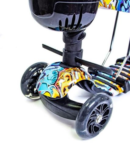 Картинка товара Самокат Scooter 5in1 "Graffiti" (1617629379) на Raspashonka.ua фото 3