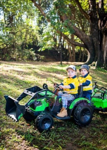 Картинка товара Детский трактор M 4847 EBLR-5(24V), BAMBI RACER: пульт, 90W, 8 км/ч, 24V 7А - ЗЕЛЕНЫЙ на Raspashonka.ua фото 5