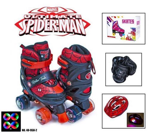 Картинка товара Комплект ролики-квады+защита+шлем "Spiderman" (29-33) (Код: 1897404194) на Raspashonka.ua фото 2