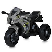 Фото анонса детский мотоцикл m 5806 el-11, bambi racer: 12v 4,5a, 2х35w, 7км/ч, eva, кожа - серый от интернет магазина Raspashonka.ua