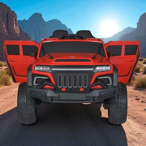 Дитячий електромобіль джип M 5802 EBLR-3 BAMBI RACER червоний фото 4 Дитячий електромобіль джип M 5802 EBLR-3 BAMBI RACER червоний фото 4