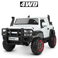 Детский электромобиль джип M 4123 EBLR-1(24V) JEEP белый