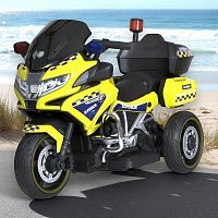 Фото анонса детский мотоцикл m 6012 el-6, bambi racer: 70w, 8 км/ч, 12v 12а, полиция - желтый от интернет магазина Raspashonka.ua