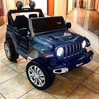 Детский электромобиль джип M 4529 EBLRS-11 JEEP серебро