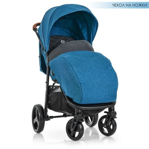 Картинка товара Коляска прогулочная ME 1024L X4: EVA колеса - NAVY BLUE на Raspashonka.ua фото 4