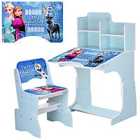 Фото анонса детская парта bambi frozen w 2071-69-5: мятный от интернет магазина Raspashonka.ua