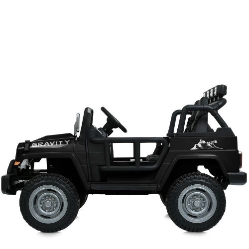 Картинка товара Детский электромобиль M 6108 EBLR-2(24V) BAMBI RACER: двухместный, 24V 7A, 4x90W, кожа - ЧЕРНЫЙ на Raspashonka.ua фото 7