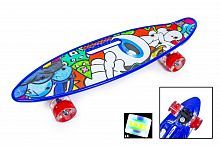Фото анонса penny board с ручкой eye, светящиеся колёса (1065140145) от интернет магазина Raspashonka.ua