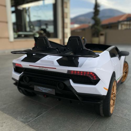Детский электромобиль M 5020 EBLR-1(24V) LAMBORGHINI белый  фото 19