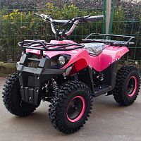 Детский квадроцикл Hummer J-Rider 800W, 31 км/ч, 12V РОЗОВЫЙ