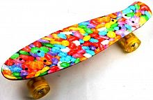 Фото анонса penny board 22" "caramel" - светящиеся колёса! (pr061) от интернет магазина Raspashonka.ua