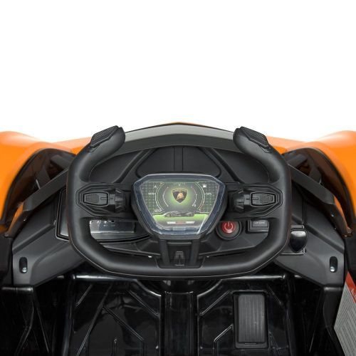 Детский электромобиль M 4633 EBLR-7 LAMBORGHINI оранжевый  фото 6