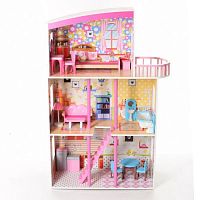 Фото анонса деревянная игрушка  кукольный домик md 2411 от интернет магазина Raspashonka.ua