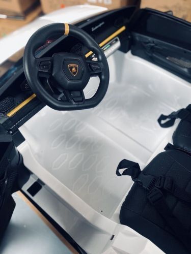Детский электромобиль M 5020 EBLR-1(24V) LAMBORGHINI белый  фото 6