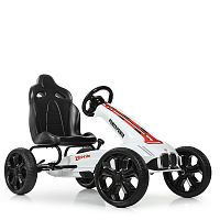 Детский педальный картинг BAMBI M 5393E-1: БЕЛЫЙ