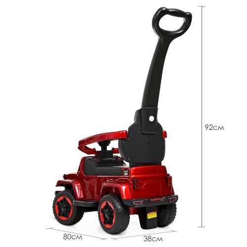 Картинка товара Детская машина каталка-толокар Bambi M 4288 S-3: родительская ручка, USB, MP3  - КРАСНЫЙ на Raspashonka.ua фото 6