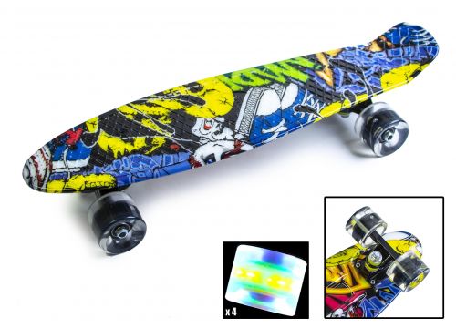 Картинка товара Penny Board 22" "Cool Draft" - Светящиеся колёса! (716693028) на Raspashonka.ua фото 2