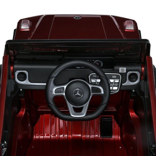 Детский электромобиль джип M 5803 EBLRS-3 MERCEDES красный фото 7
