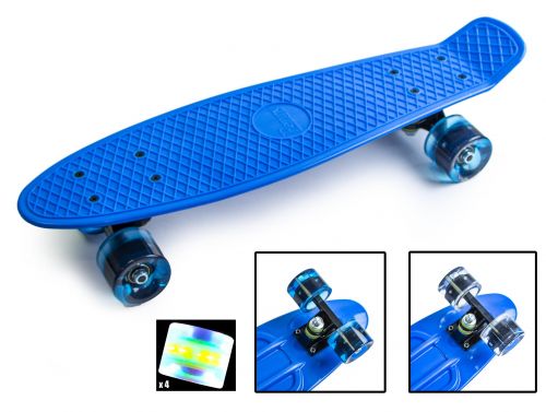 Картинка товара Penny Board 22" Blue Светящиеся колёса! (542997571) на Raspashonka.ua фото 3