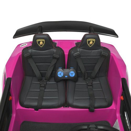 Детский электромобиль M 5020 EBLR-8(24V) LAMBORGHINI розовый  фото 8