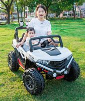 Детский электромобиль джип M 4554 EBLR-1 BUGGY белый