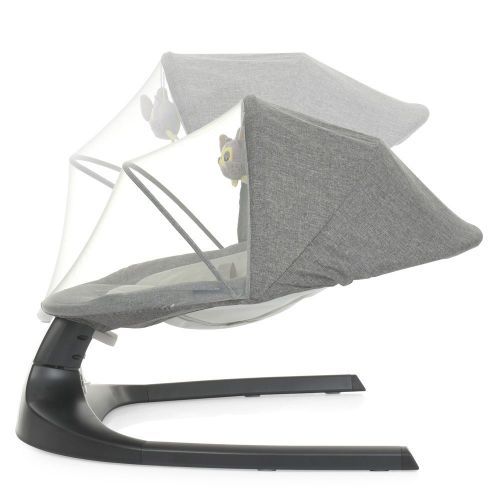 Картинка товара Детский укачивающий центр ME 1074 MYLA Gray Linen, 5 скоростей, Bluetooth, USB: СЕРЫЙ на Raspashonka.ua фото 5
