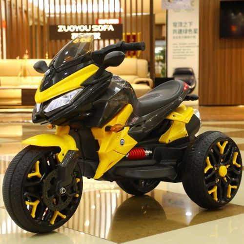 Картинка товара Детский мотоцикл Bambi M 4274 EL-6: 12V9A, 70W, EVA, кожа - ЖЁЛТЫЙ на Raspashonka.ua фото 2