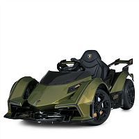 Детский электромобиль M 4633 EBLR-10 LAMBORGHINI зеленый камуфляж 