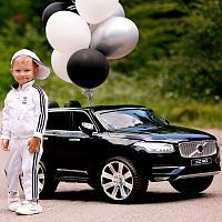 Детский электромобиль VOLVO XC 90 VIP: черный покраска