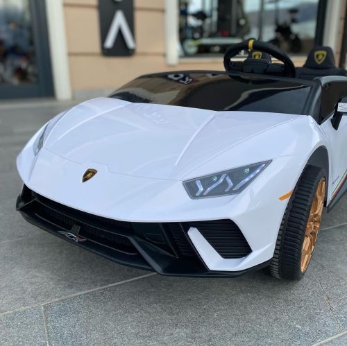 Детский электромобиль M 5020 EBLR-1(24V) LAMBORGHINI белый  фото 21