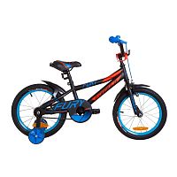 Фото анонса детский велосипед 16" formula fury 14g: рама-8,5", с крыльями, черно-красный с синим (ops-frk-16-065) от интернет магазина Raspashonka.ua