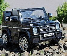 Детский электромобиль джип M 3120 EBLRS-2 MERCEDES черный