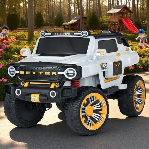 Дитячий електромобіль джип M 5821EBLR-1(24V) BAMBI RACER білий фото 17