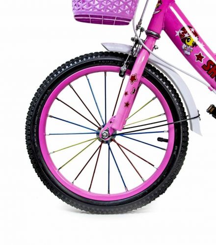 Картинка товара Детский велосипед 16 дюймов "SHENGDA" PASTEL PINK T18, ручной и дисковый тормоз (1555565234) на Raspashonka.ua фото 5