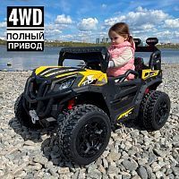 детский электромобиль м 5040 eblr-6 (rzr turbo): 2,4g, 8 км/ч, 140w, eva, кожа - желтый - Raspashonka.ua
