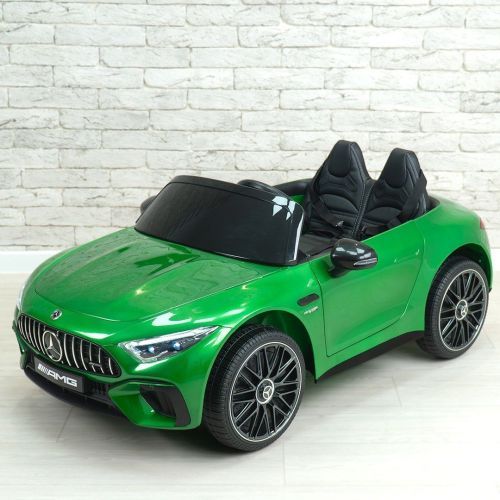 Картинка товара Детский электромобиль M 5098 EBLRS-5, Mercedes-Benz SL63: пульт 2,4G, двухместный, 140W, 8 км/ч, 12V 14А - ЗЕЛЕНЫЙ на Raspashonka.ua фото 2