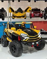 детский электромобиль m 6024 eblr-6(24v), bambi racer: 24v 8а, пульт 2,4g, 4*45w, eva - желтый - Raspashonka.ua